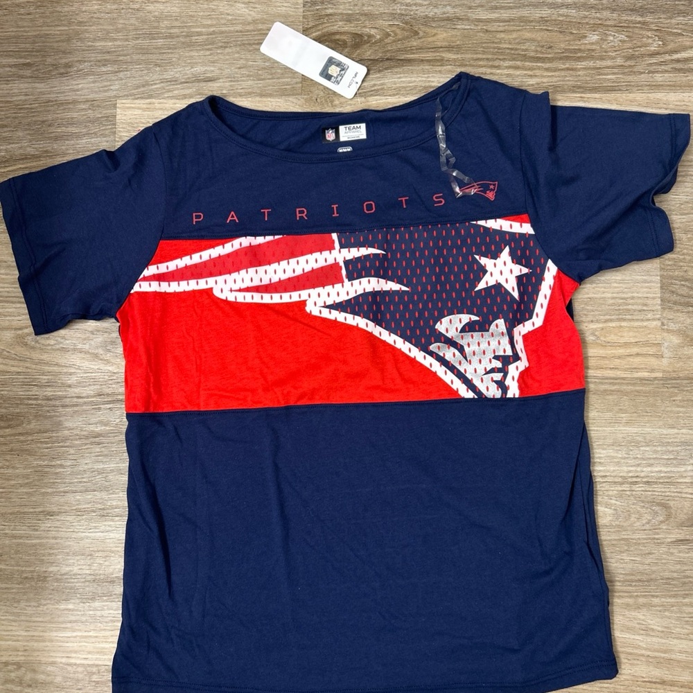 NFL Patriots Navy and Red Kids Jersey
